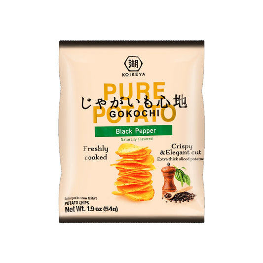 Koikeya Jagaimo Gokochi Black Pepper Potato Chips (Japan)