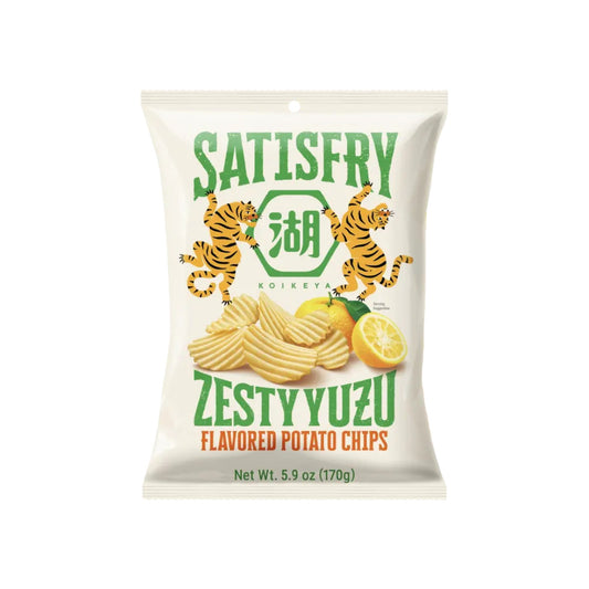 Koikeya Satisfry Potato Chips Zesty Yuzu (Japan)