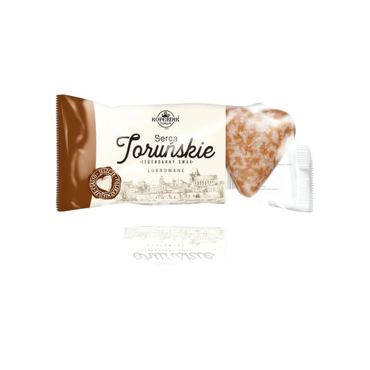 Kopernik Serca Toruńskie Glazed Gingerbread Hearts (Poland)