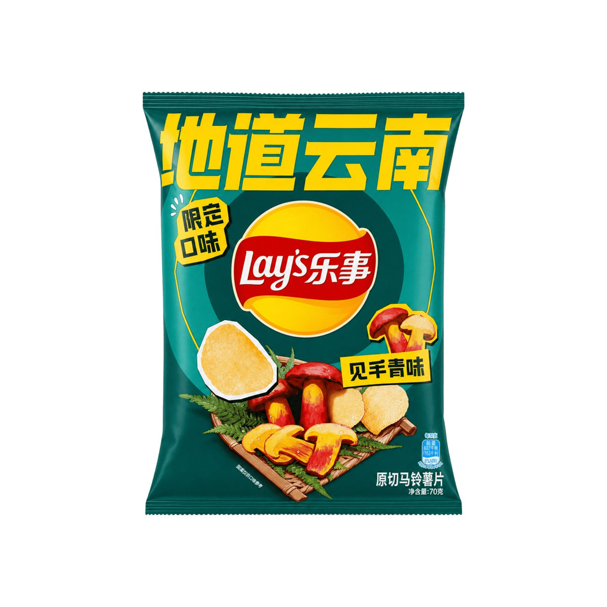Lay's Mushroom Flavored Potato Chips (China)