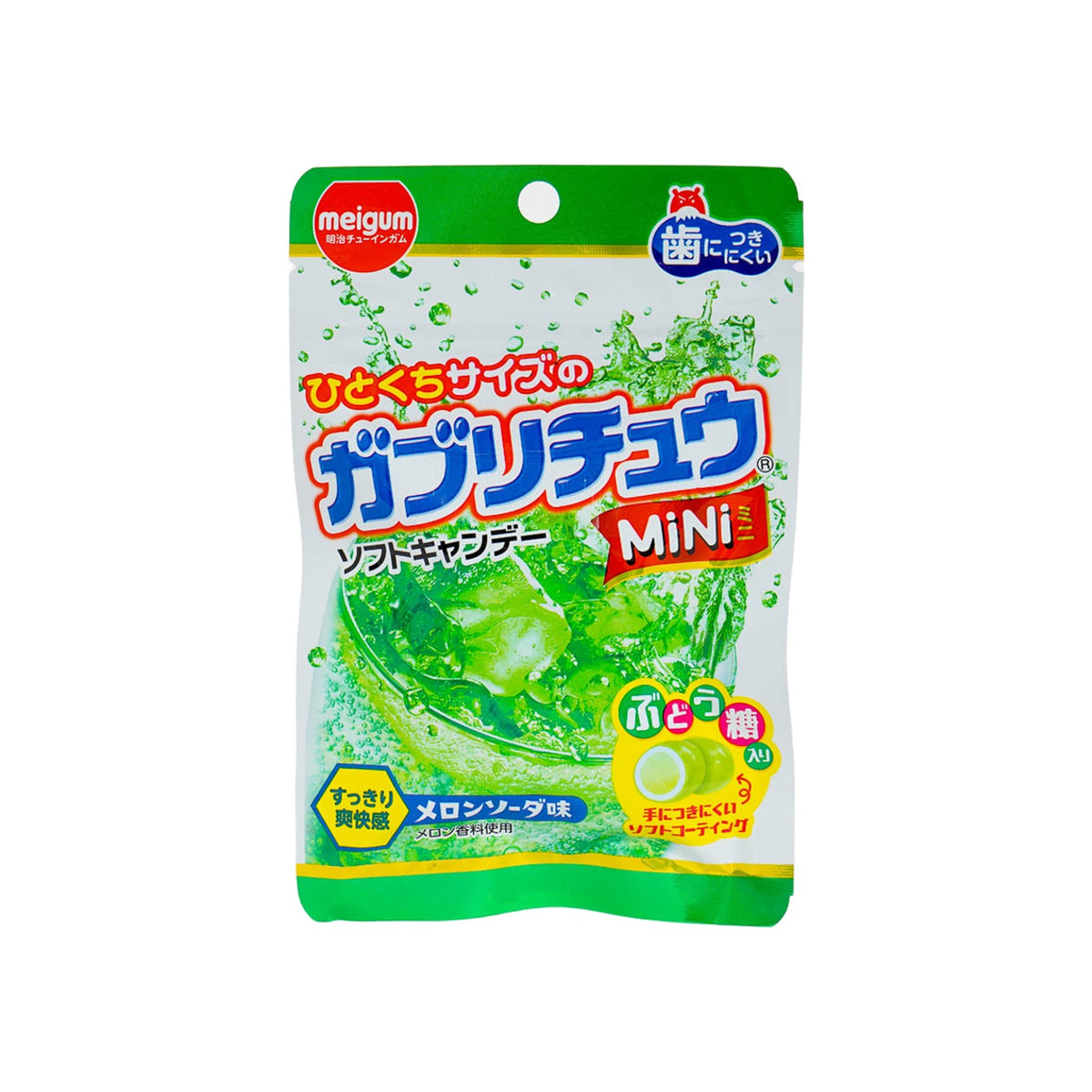 Meito Gaburi Chew Soft Candy Melon Soda (Japan)