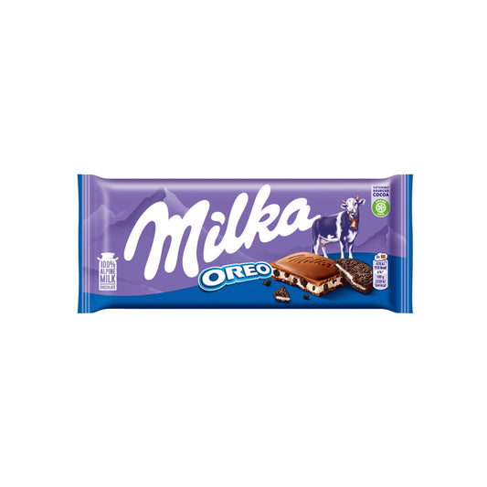 Milka & Oreo Alpine Milk Chocolate Bar 100g (Germany)