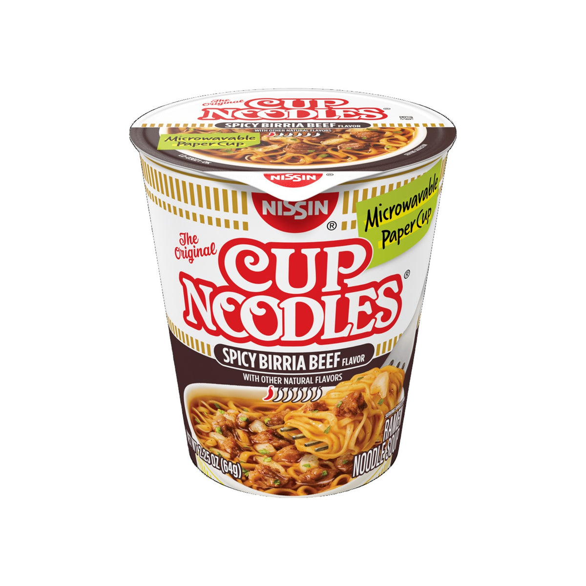Nissin Cup Noodles Spicy Birria Beef (USA)