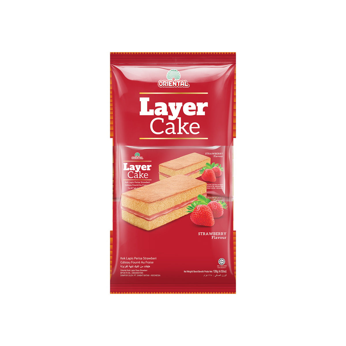 Oriental Strawberry Layer Cake (8 Pack)(Malaysia) (Malaysia)