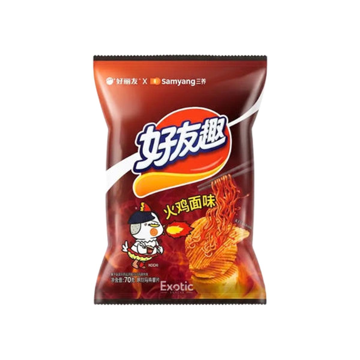 Orion Hot Chicken Flavor Potato Chips (China)