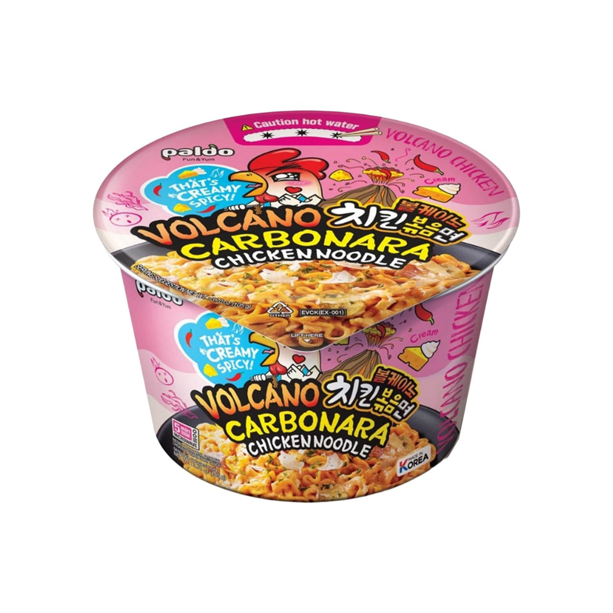 Paldo Volcano Carbonara King Cup Noodles (Korea)
