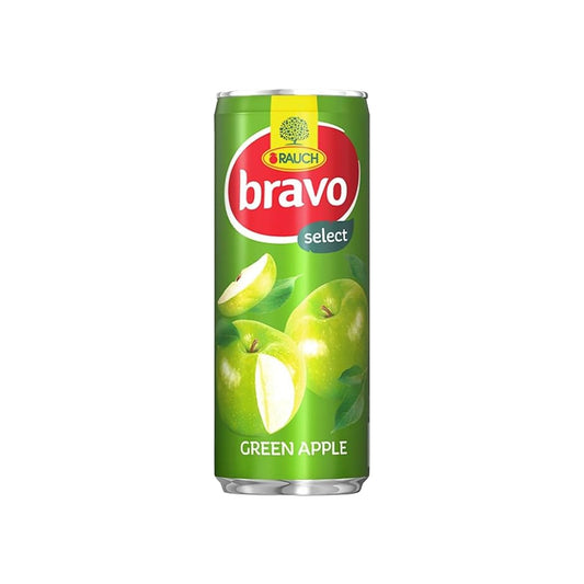 Rauch Bravo Apple Fruit Drink Slim Can (Austria)