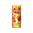 Rauch Bravo Peach Fruit Drink Slim Can (Austria)