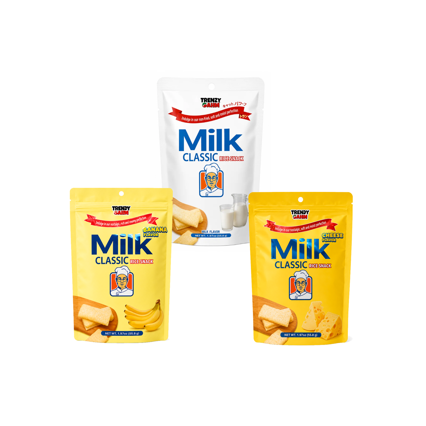 (Orbit) Trenzy Gahm Milk Classic Rice Crackers