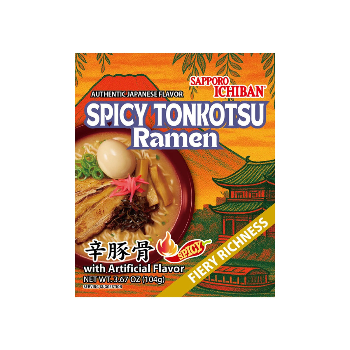Sapporo Ichiban Spicy Tonkotsu Ramen (Japan)