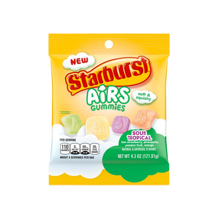 Starburst Airs Gummies Sour Tropical (US)