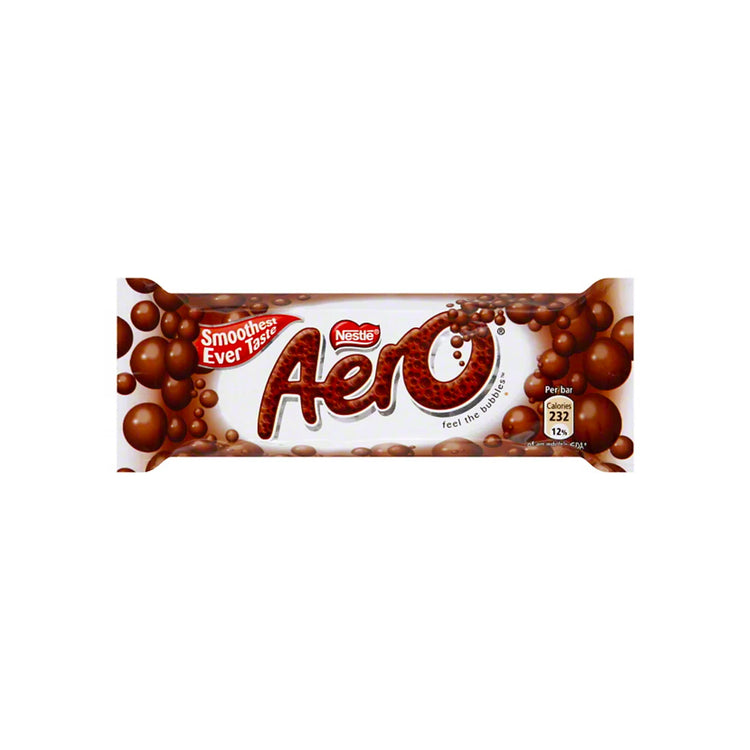 Nestle Aero Milk Chocolate Bar (United Kingdom)