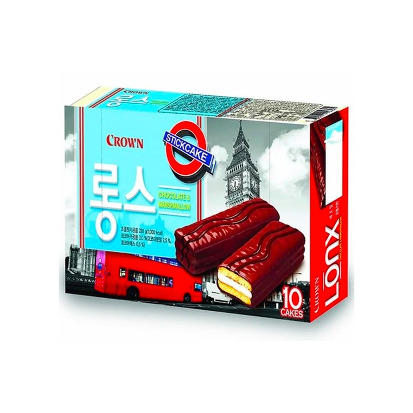 Crown Lonx Choco Cake (Korea)