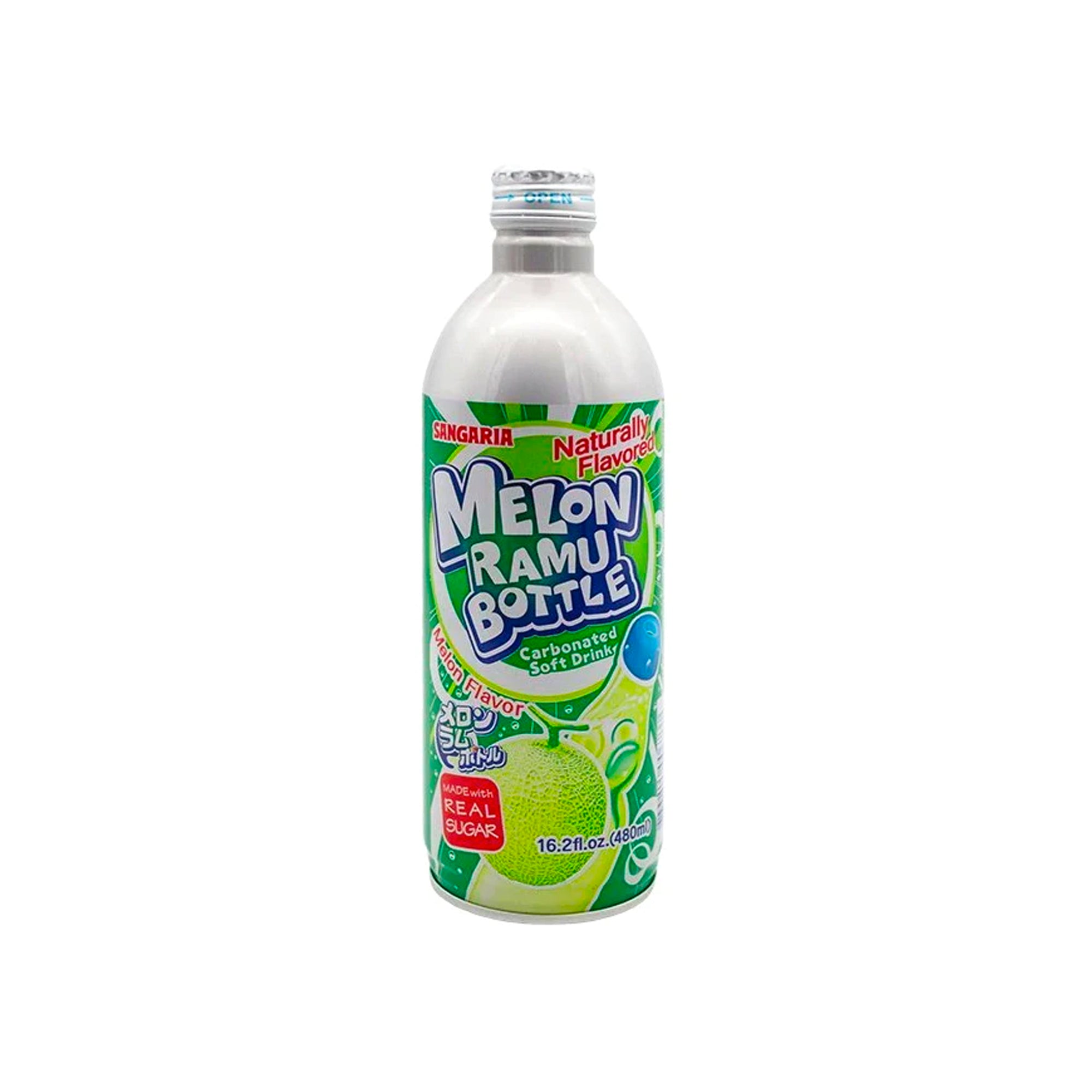 Sangaria Melon Ramune Soda (16.2oz)(Japan) – Munch Addict