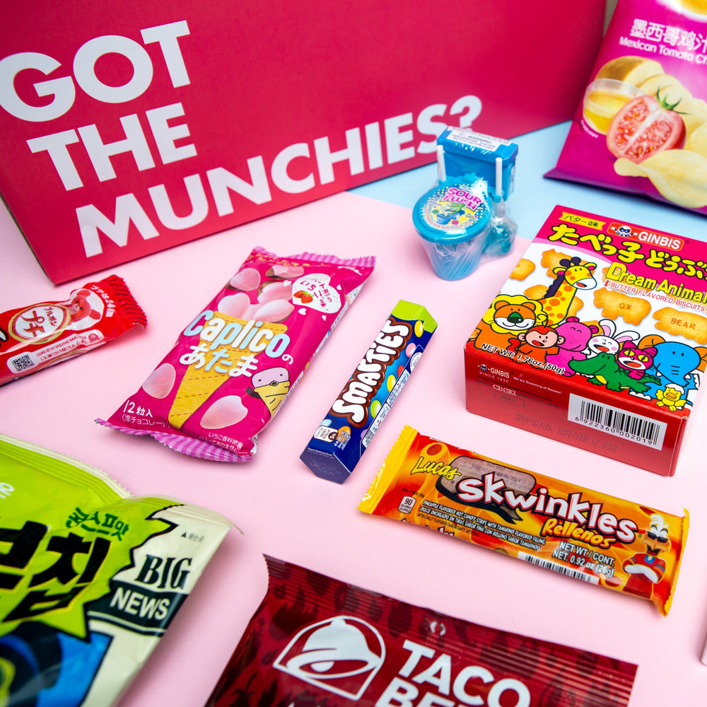 Munch Addict  Exotic International Snack Subscription Box & Gifts
