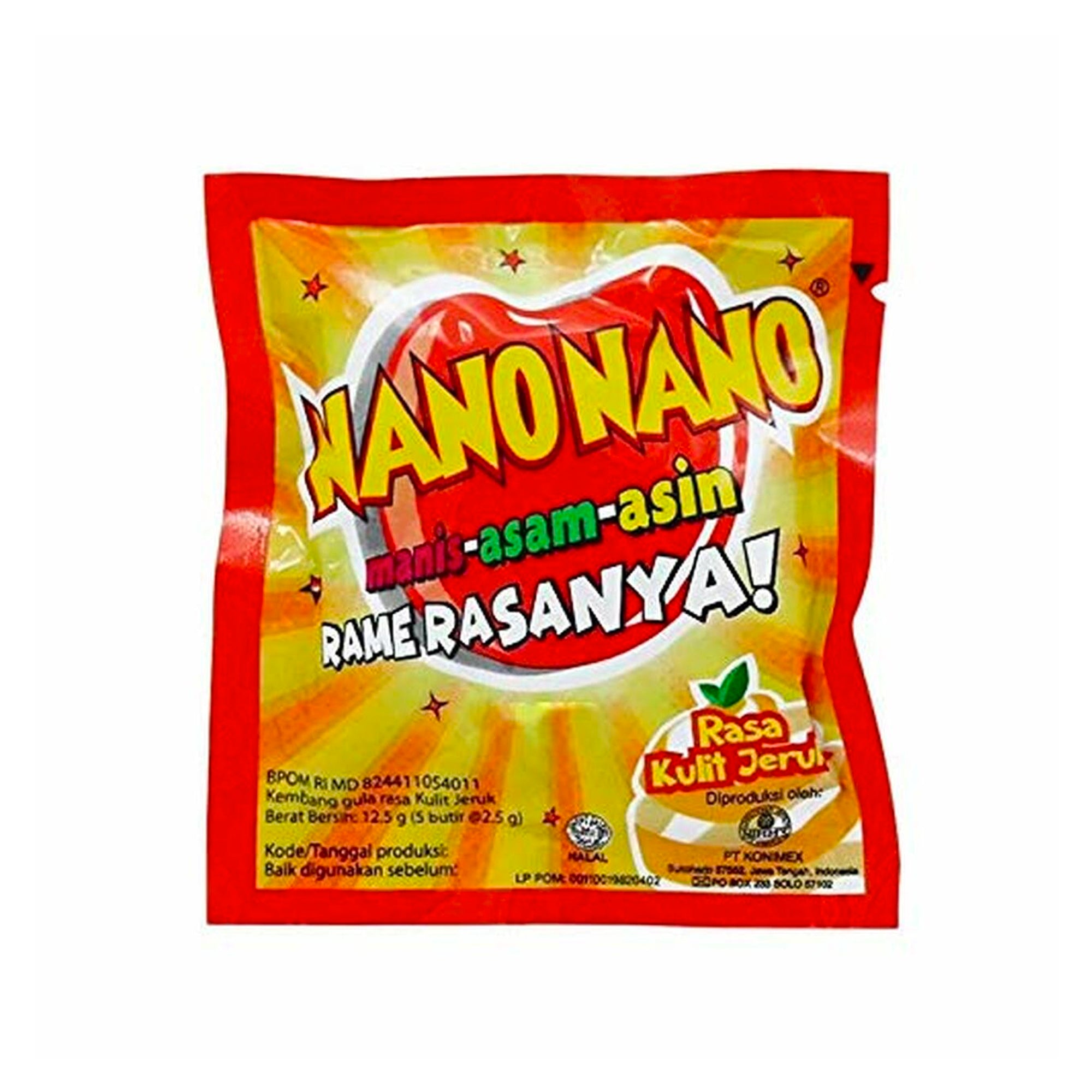 Nano Nano Manis Asem Asin rasa Kulit Jeruk (Indonesia)