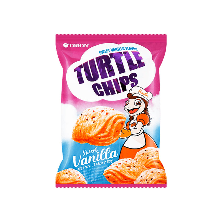 Orion Turtle Chips Sweet Vanilla - 5.65oz (Korea)