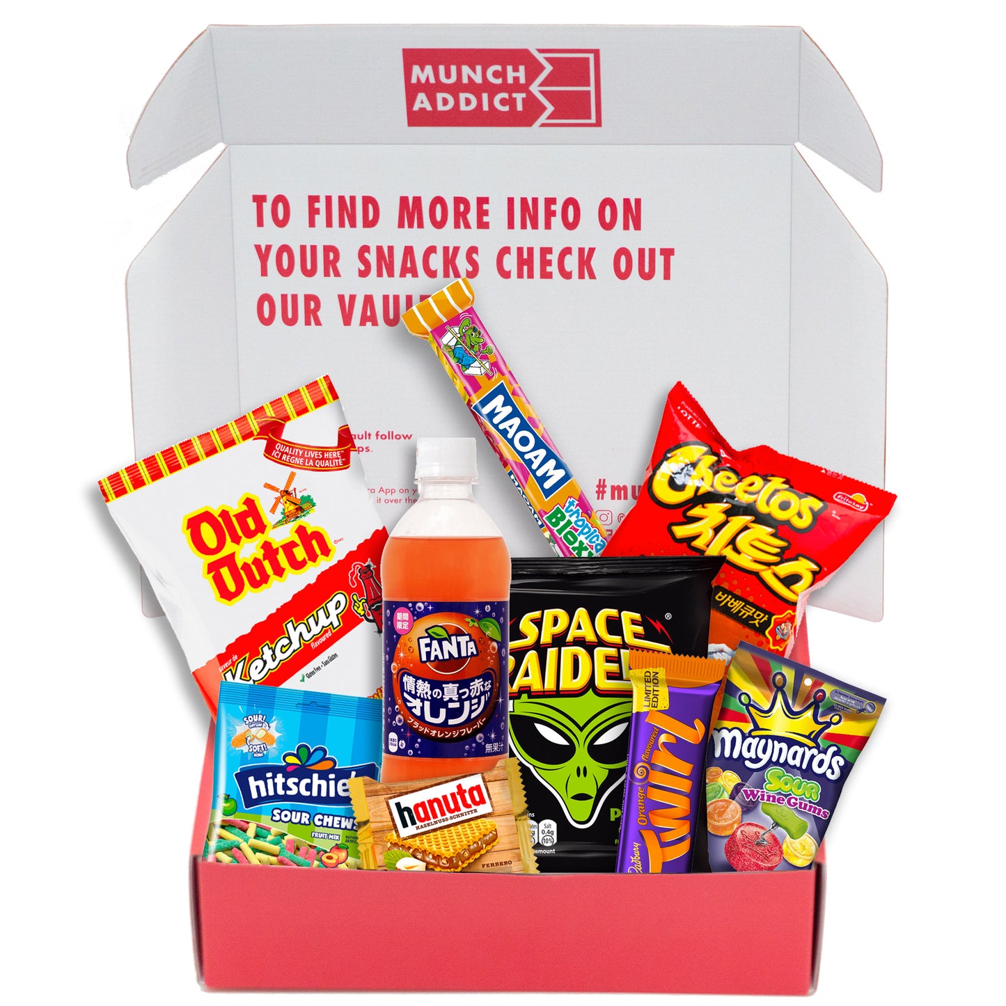 Premium Munch Box (10-12 Snacks) - 12 Months Prepaid