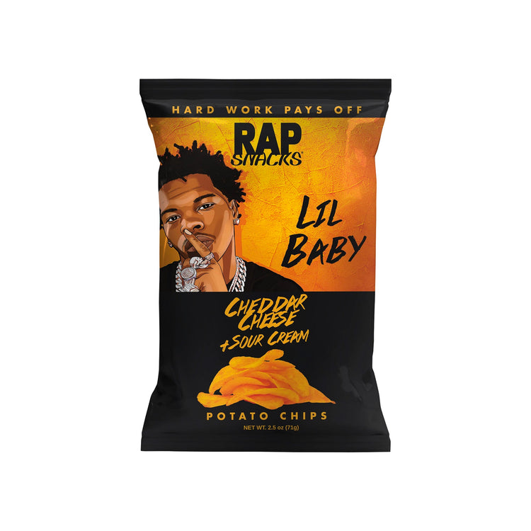 Rap Snacks Lil Baby Cheddar Cheese and Sour Cream (US)
