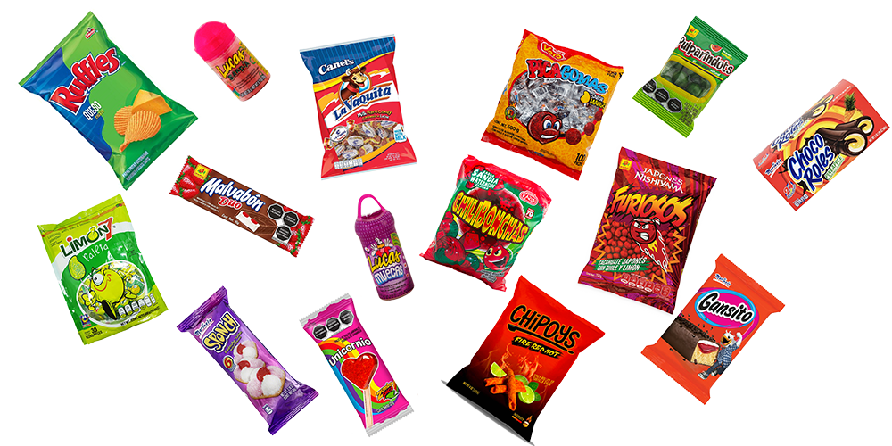 International Snacks Subscription Spread