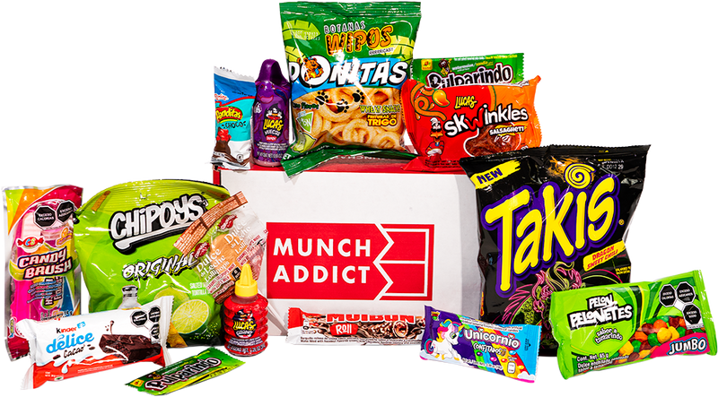Mexican Snack Box Filled with Mexican Candy & Snacks