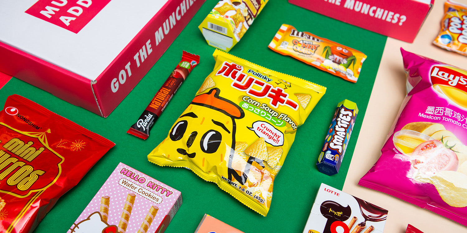 Munch Addict | Exotic International Snacks, Subscription Box & Gifts